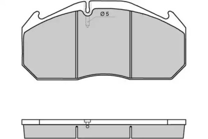 Комплект тормозных колодок E.T.F. 12-5290