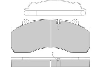 Комплект тормозных колодок E.T.F. 12-5308
