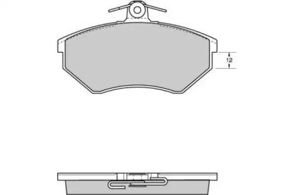 Комплект тормозных колодок E.T.F. 12-0531