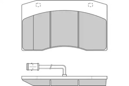 Комплект тормозных колодок E.T.F. 12-5312