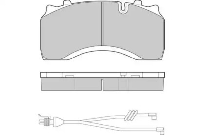 Комплект тормозных колодок E.T.F. 12-5313