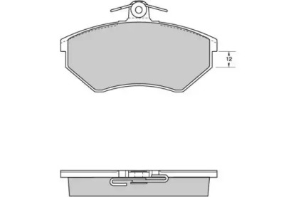 Комплект тормозных колодок E.T.F. 12-0532