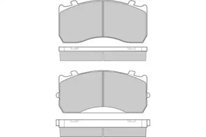 Комплект тормозных колодок E.T.F. 12-5321