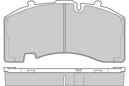 Комплект тормозных колодок E.T.F. 12-5322
