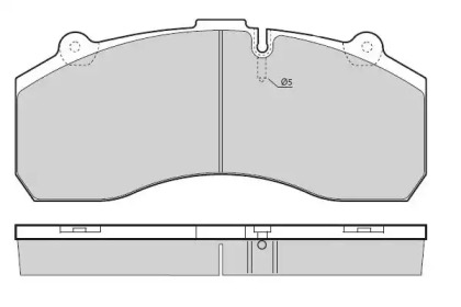 Комплект тормозных колодок E.T.F. 12-5329