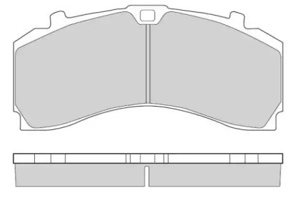 Комплект тормозных колодок E.T.F. 12-5335