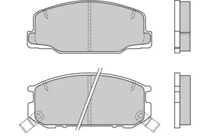 Комплект тормозных колодок E.T.F. 12-0537