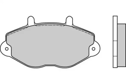 Комплект тормозных колодок E.T.F. 12-0549