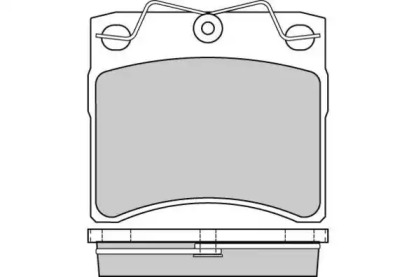Комплект тормозных колодок E.T.F. 12-0554