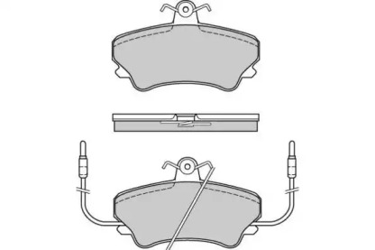 Комплект тормозных колодок E.T.F. 12-0557