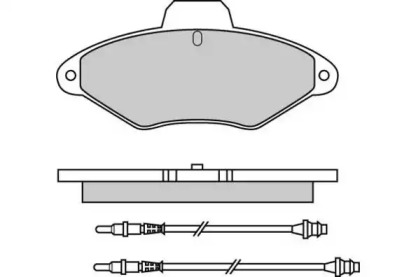 Комплект тормозных колодок E.T.F. 12-0564