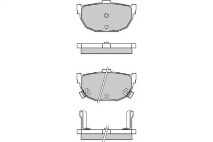 Комплект тормозных колодок E.T.F. 12-0570