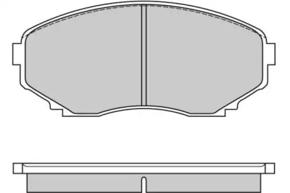 Комплект тормозных колодок E.T.F. 12-0578