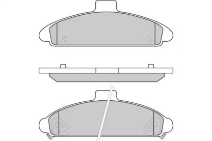 Комплект тормозных колодок E.T.F. 12-0579