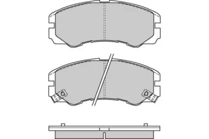 Комплект тормозных колодок E.T.F. 12-0580