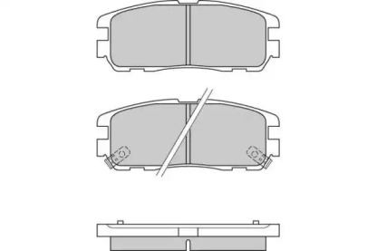 Комплект тормозных колодок E.T.F. 12-0581