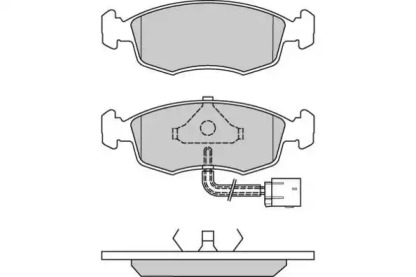 Комплект тормозных колодок E.T.F. 12-0583