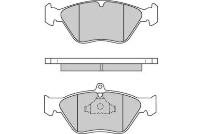 Комплект тормозных колодок E.T.F. 12-0585