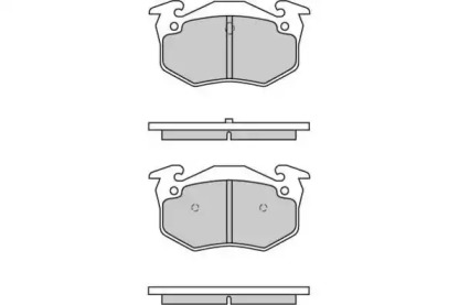 Комплект тормозных колодок E.T.F. 12-0613