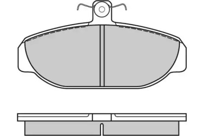 Комплект тормозных колодок E.T.F. 12-0616