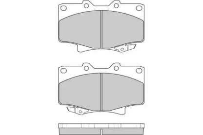 Комплект тормозных колодок E.T.F. 12-0623