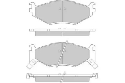 Комплект тормозных колодок E.T.F. 12-0629