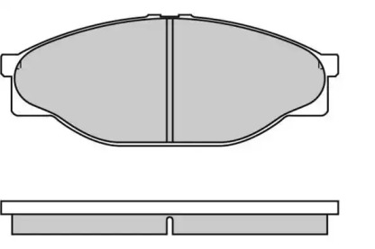 Комплект тормозных колодок E.T.F. 12-0633