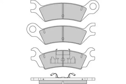 Комплект тормозных колодок E.T.F. 12-0640