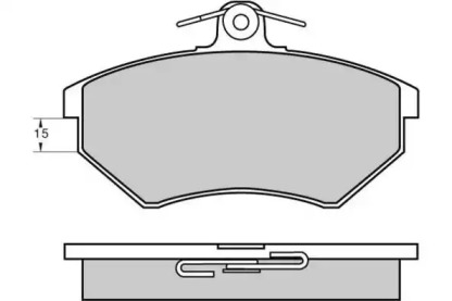 Комплект тормозных колодок E.T.F. 12-0642