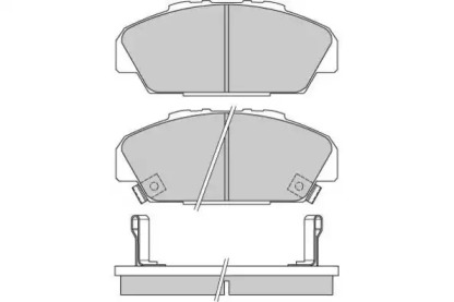 Комплект тормозных колодок E.T.F. 12-0648