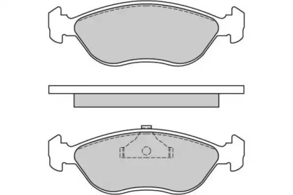 Комплект тормозных колодок E.T.F. 12-0656