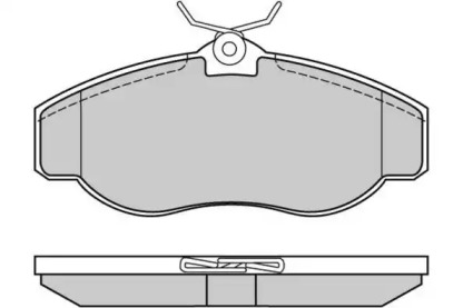 Комплект тормозных колодок E.T.F. 12-0661