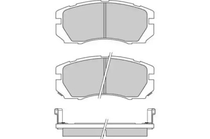 Комплект тормозных колодок E.T.F. 12-0663