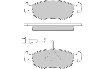 Комплект тормозных колодок E.T.F. 12-0669