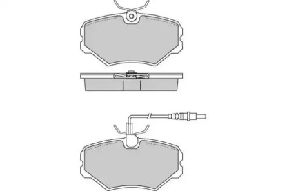 Комплект тормозных колодок E.T.F. 12-0670