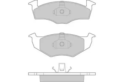 Комплект тормозных колодок E.T.F. 12-0672