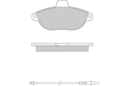 Комплект тормозных колодок E.T.F. 12-0678