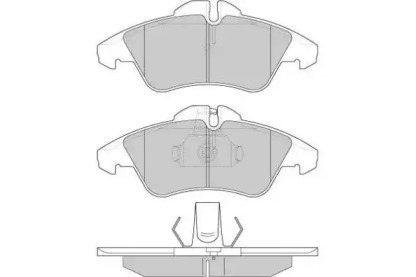 Комплект тормозных колодок E.T.F. 12-0687