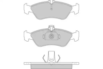 Комплект тормозных колодок E.T.F. 12-0689