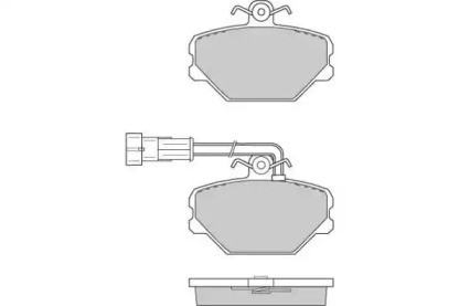 Комплект тормозных колодок E.T.F. 12-0693