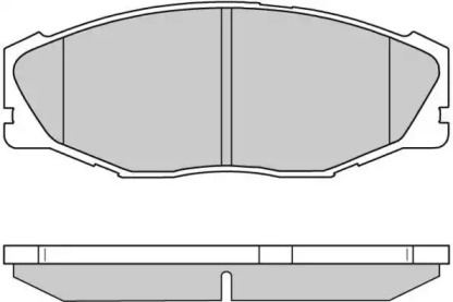 Комплект тормозных колодок E.T.F. 12-0697