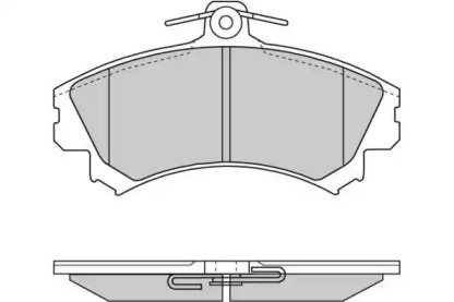 Комплект тормозных колодок E.T.F. 12-0702