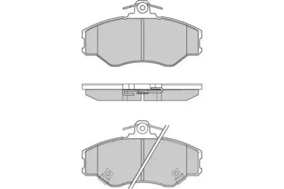 Комплект тормозных колодок E.T.F. 12-0708