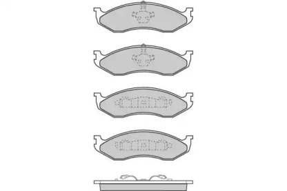 Комплект тормозных колодок E.T.F. 12-0715