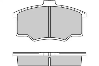 Комплект тормозных колодок E.T.F. 12-0719