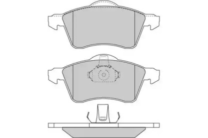 Комплект тормозных колодок E.T.F. 12-0723