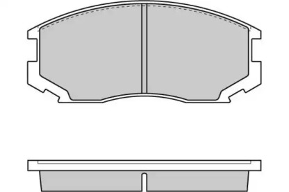 Комплект тормозных колодок E.T.F. 12-0732