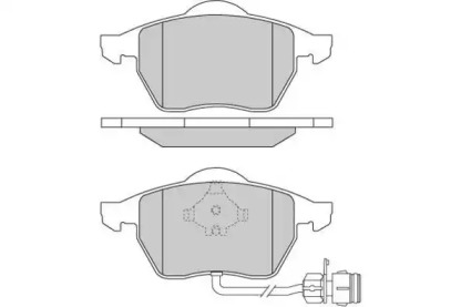 Комплект тормозных колодок E.T.F. 12-0733