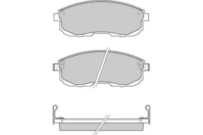 Комплект тормозных колодок E.T.F. 12-0734