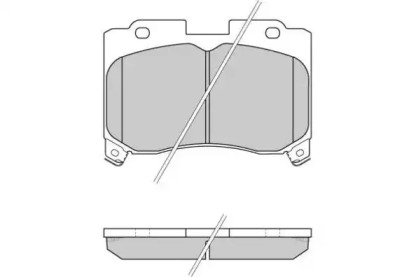 Комплект тормозных колодок E.T.F. 12-0740
